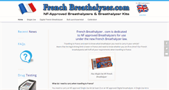 Desktop Screenshot of frenchbreathalyzer.com